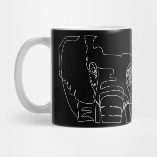 The elephant One line Mug